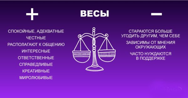 Весы знак зодиака характеристика