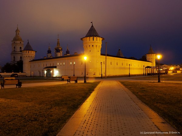 Ночной Тобольский Кремль