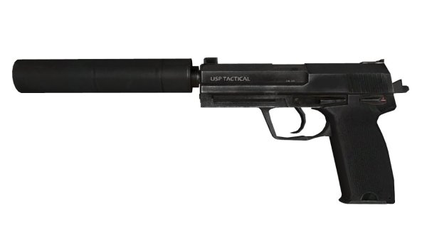 USP пистолет с глушителем CS go