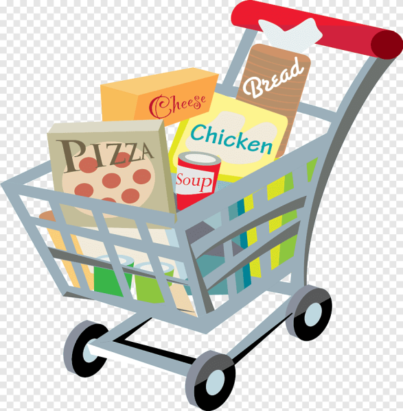 Мультяшная корзина для продуктов