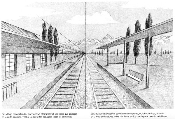 Линейная перспектива улица 6 класс