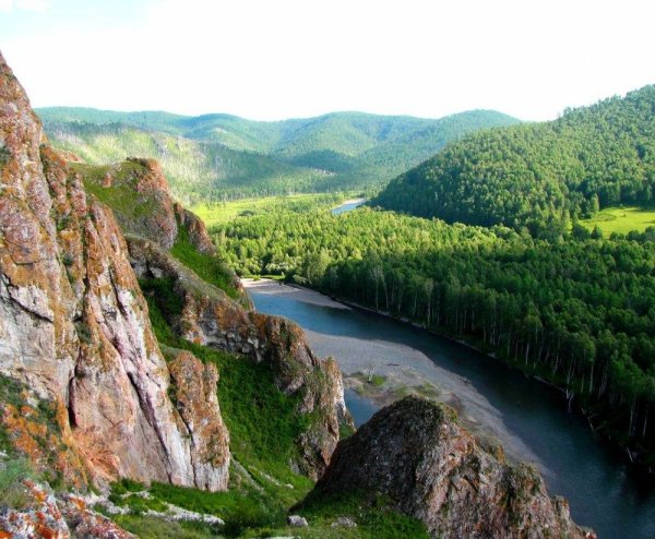 Река белый Июс тропа предков Хакасия