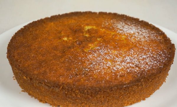 Манник на кефире в духовке