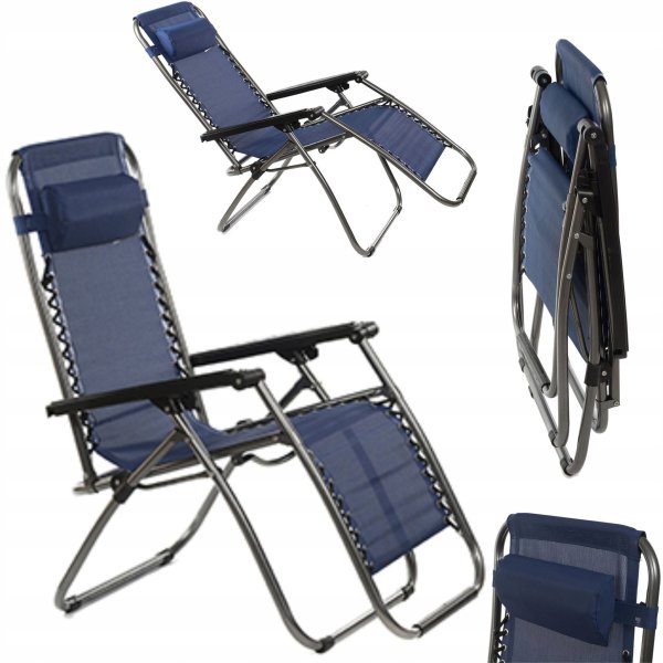 Шезлонг-кресло складное 180х65х95 см 'Лилия' ромбы NK-1249