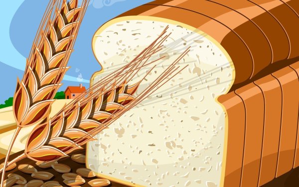 Иллюстрации хлебобулочных изделий для детей