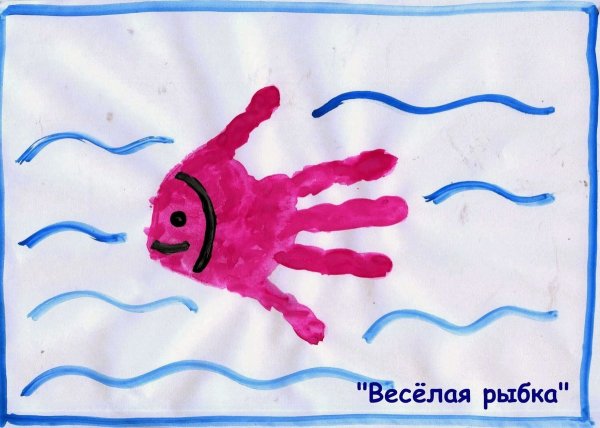 Рисование ладошками для детей 2-3
