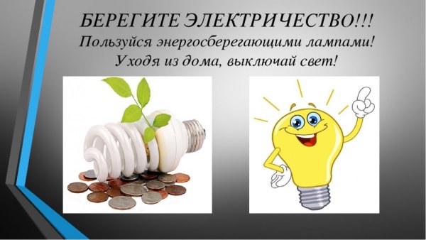 Береги электричество