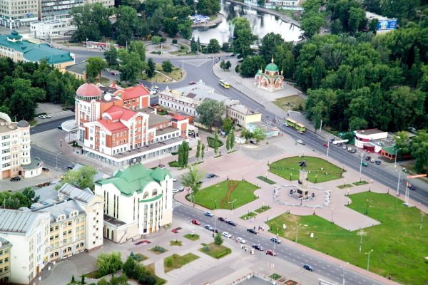 Липецкая область Соборная площадь