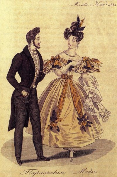 Дворянская мода 19 века в России