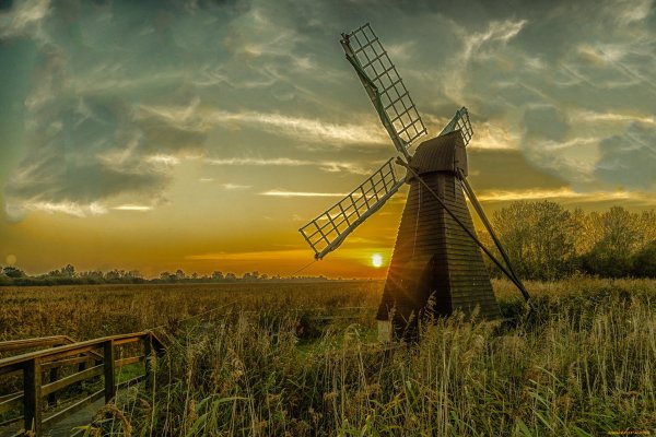 Мельница природа