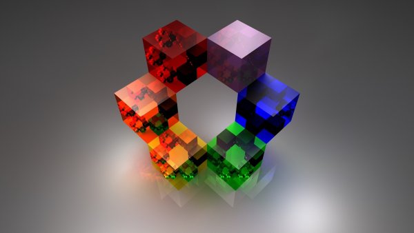 Абстрактные 3d фигуры