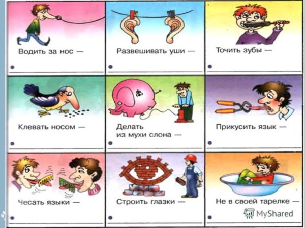 Проект фразеологизмы