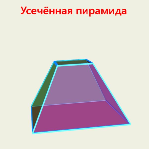 Произвольная усеченная пирамида