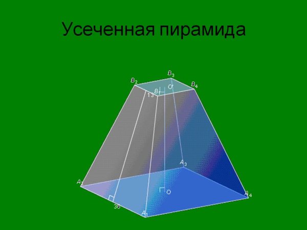 Усеченная 3 угольная пирамида
