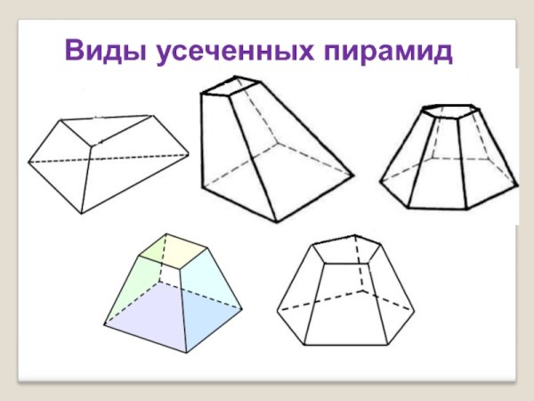 Прямая усеченная пирамида