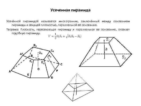 Боковые грани усеченной пирамиды трапеции
