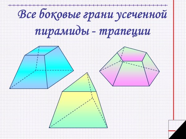 Усеченная пирамида 10 класс Атанасян