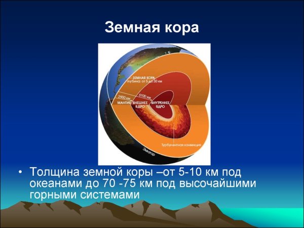Толщина земной коры