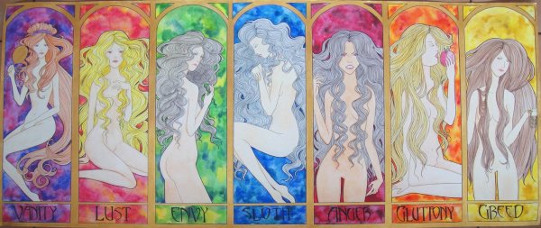 Семь смертных грехов уныние арт