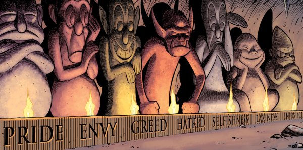 Семь смертных грехов гнев Алчность