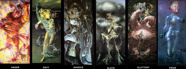 Семь смертных грехов чревоугодие Алчность