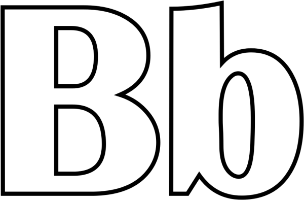 Английская буква BB