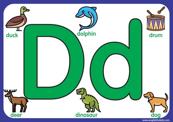 Английская буква d