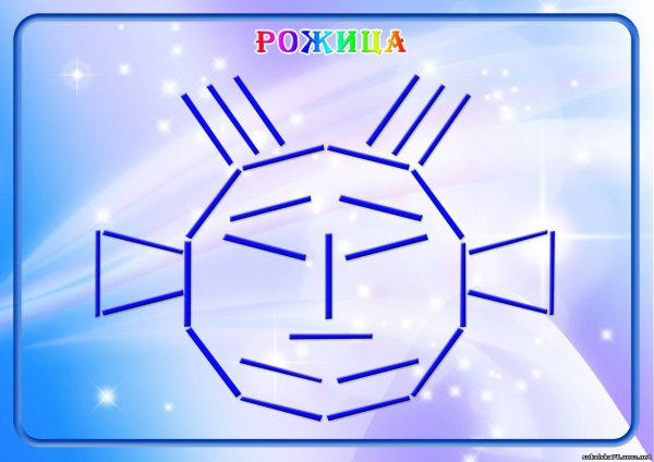 Фигуры из местных палочек