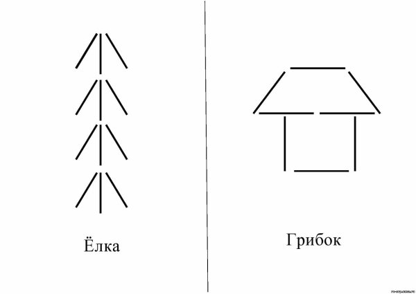 Фигура из щетных палочек