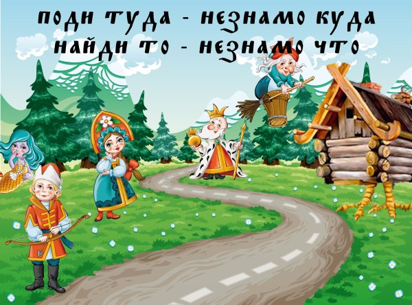 Карта сказочной страны Тридевятого царства