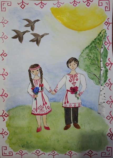Чувашия рисунки