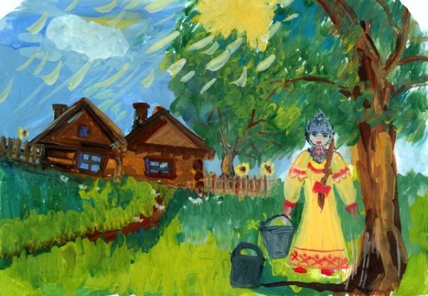 Марийский край рисунок