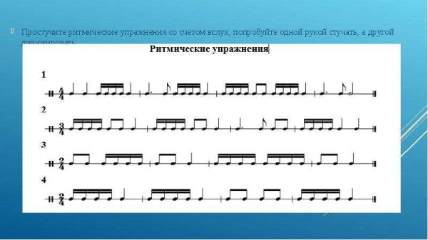 Размер 2/4 в сольфеджио 1 класс