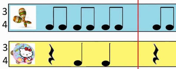 Карточки с ритмом