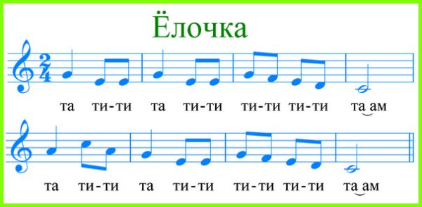 Прохлопать ритмический рисунок