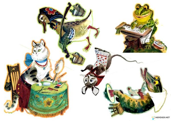 Герои Маршака глупый мышонок