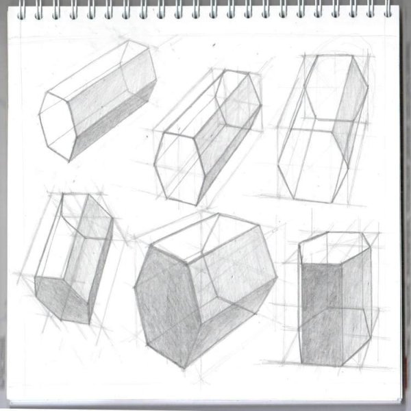 Построение шестигранной Призмы