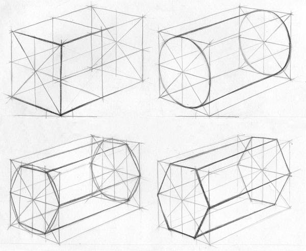 Построение шестигранной Призмы
