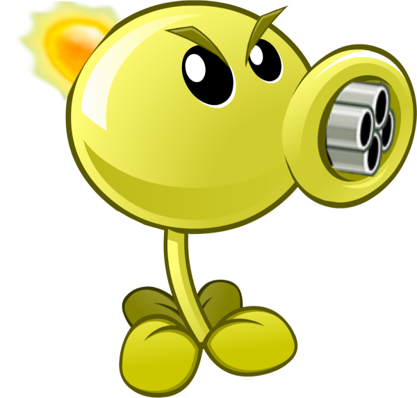 Растения против зомби двойной Горохострел