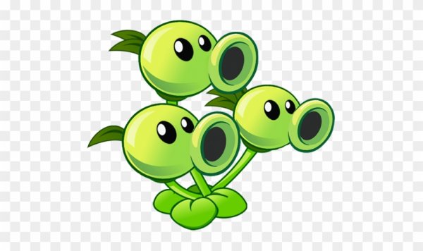 Теневой Горохострел из растения против зомби 2