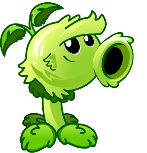 Plants vs Zombies 1 Горохострел