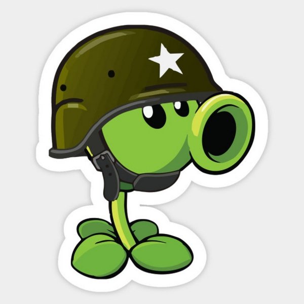 Горох из Plants vs Zombies