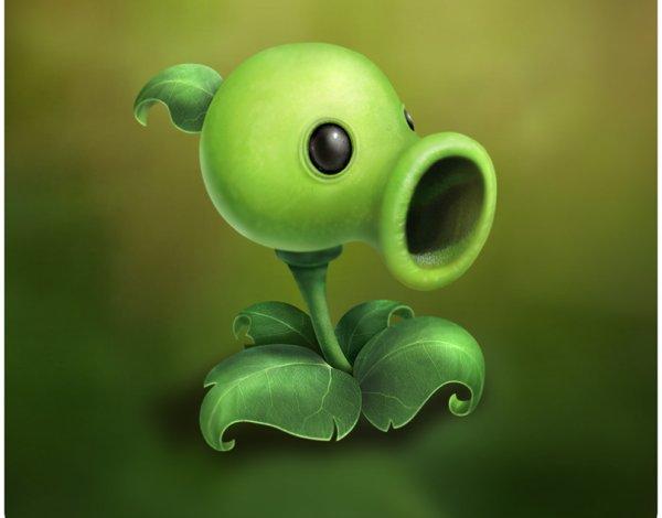 Растения против зомби растение Горохострел