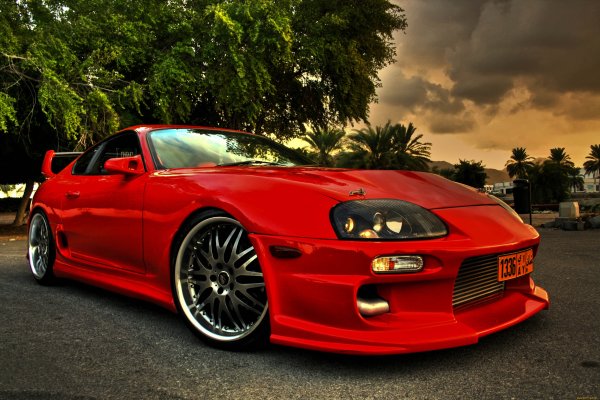 Toyota Supra Red