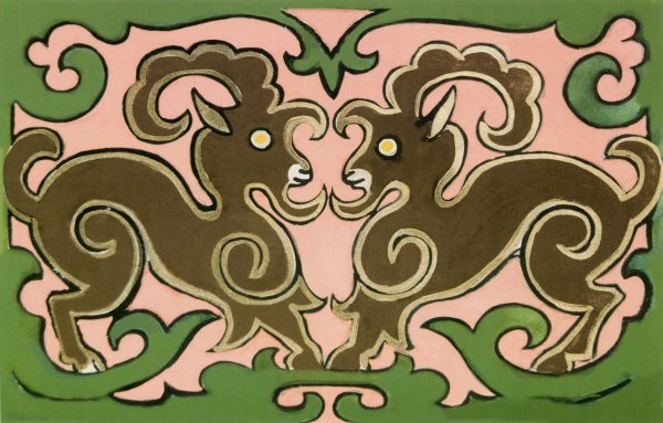 Татарский зооморфный орнамент