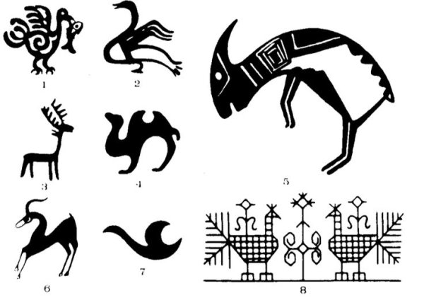 Орнаменты пермогорской росписи