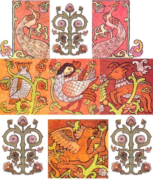 Зооморфный орнаменты народов мира