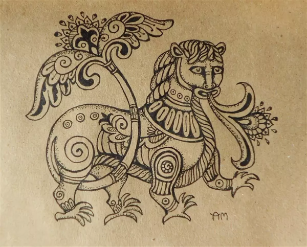 Орнамент с животными