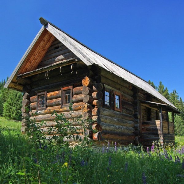 Деревянные избы древней Руси