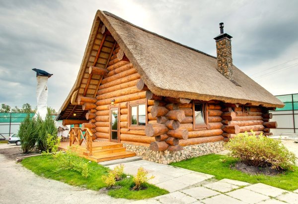 Дикий сруб Зимница